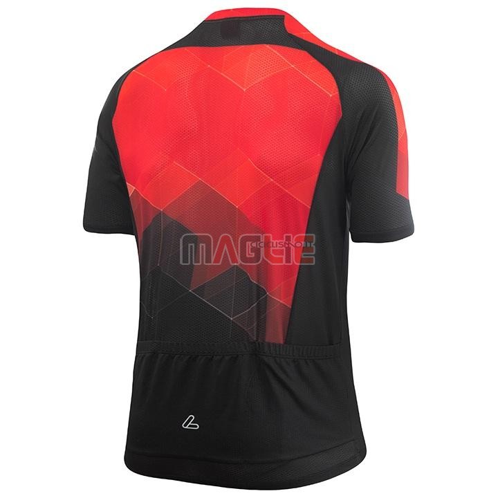 Maglia Loffler Manica Corta 2020 Nero Rosso