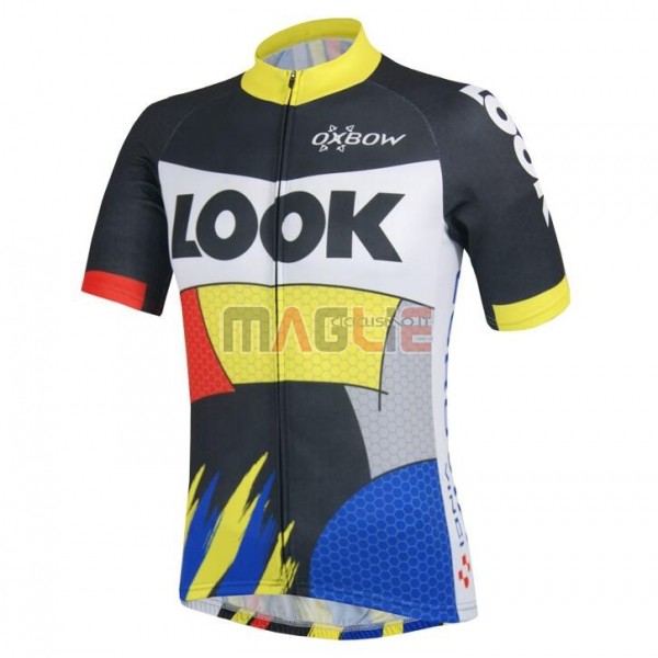 Maglia Look Giallo Manica Corta 2018 Blu Nero - Clicca l'immagine per chiudere