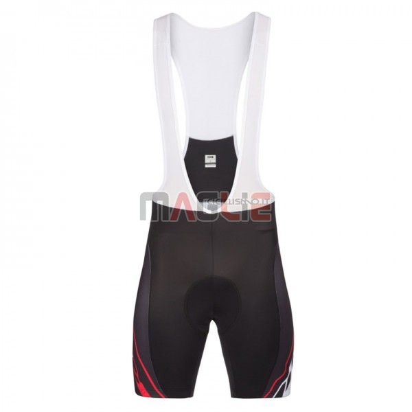 Maglia Look Pro Equipo Manica Corta 2017 Nero e Rosso