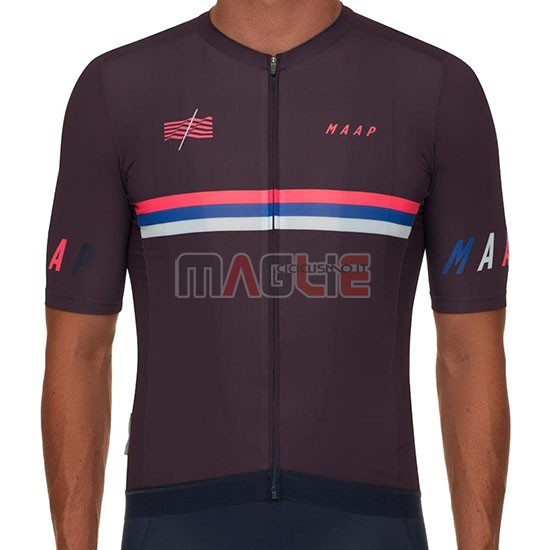 Maglia Maap Nationals Mulberry Manica Corta 2019 Marrone