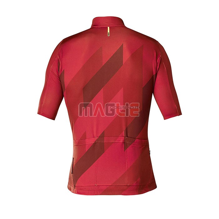 Maglia Mavic Manica Corta 2020 Nero Rosso