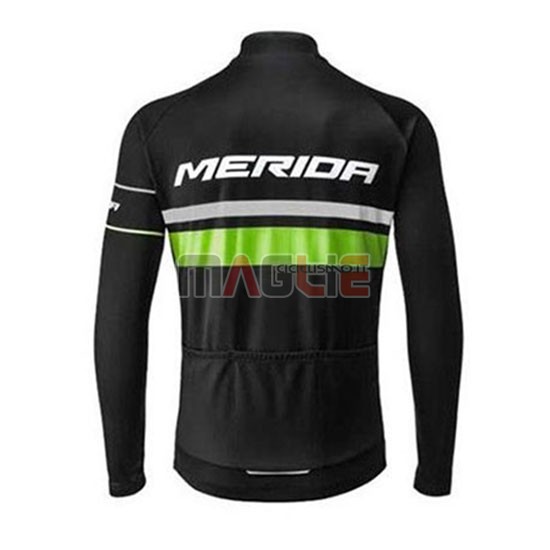 Maglia Merida Manica Lunga 2020 Nero Verde