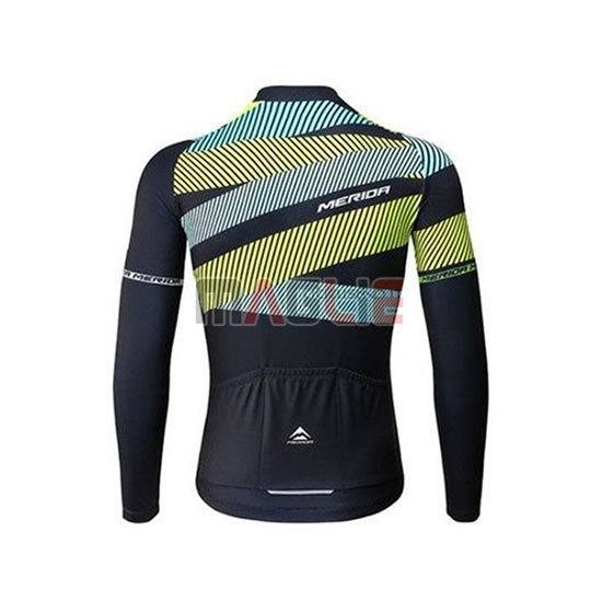 Maglia Merida Manica Lunga 2020 Verde Nero