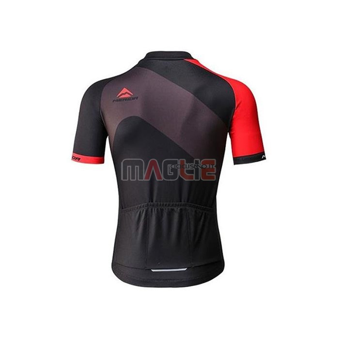 Maglia Merida Manica Corta 2020 Rosso Nero1