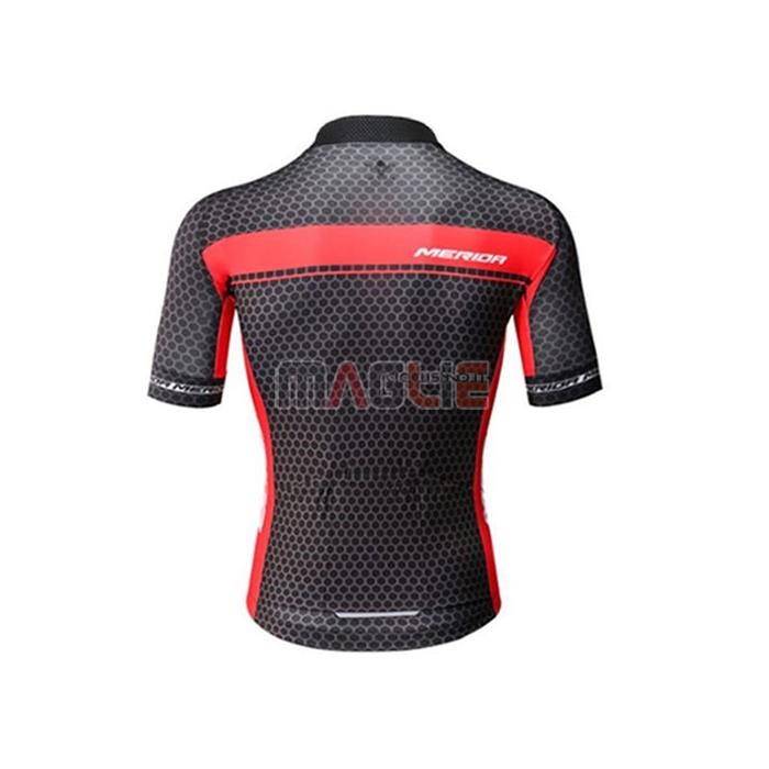 Maglia Merida Manica Corta 2020 Rosso Nero