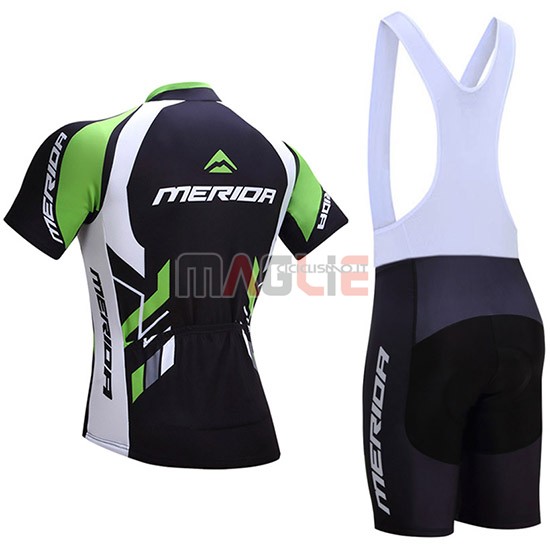 Maglia Merida Manica Corta 2018 Nero e Verde