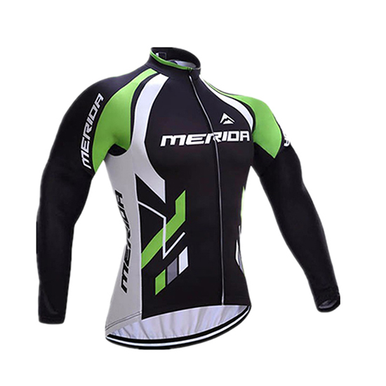 Maglia Merida Manica Lunga 2017 nero e bianco