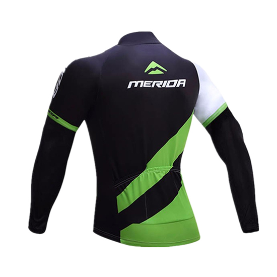 Maglia Merida Manica Lunga 2017 nero e verde