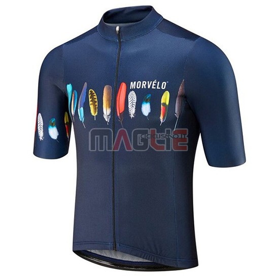 Maglia Morvelo Manica Corta 2019 Spento Blu