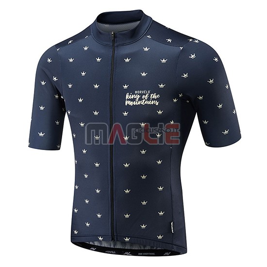 Maglia Morvelo Manica Corta 2018 Spento Blu