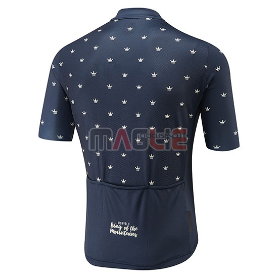 Maglia Morvelo Manica Corta 2018 Spento Blu