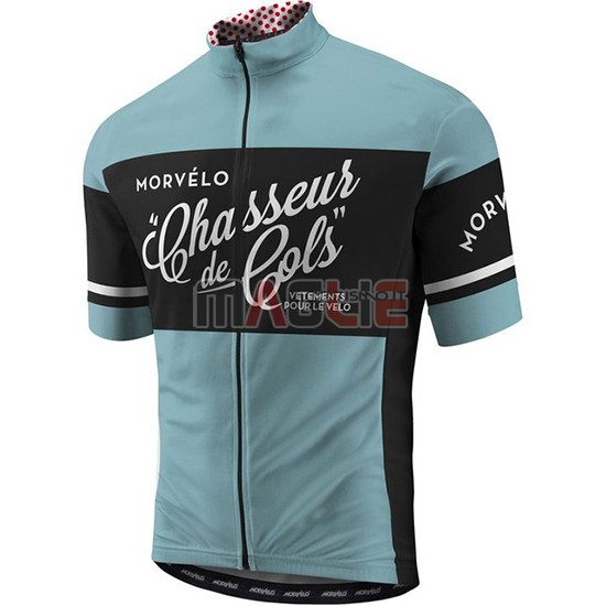 Maglia Morvelo Manica Corta 2018 Verde e Nero