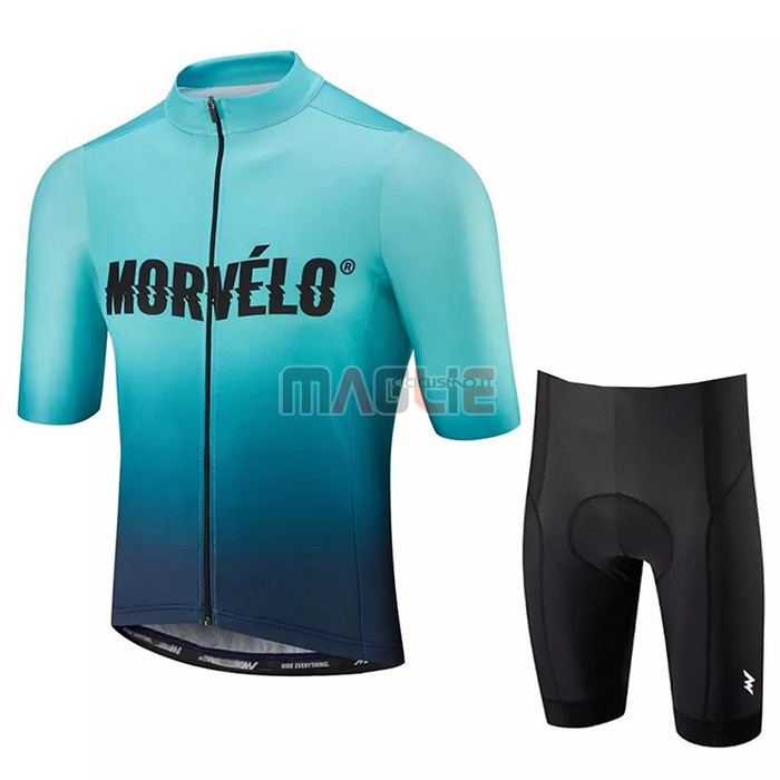 Maglia Morvelo Manica Corta 2020 Azzurro