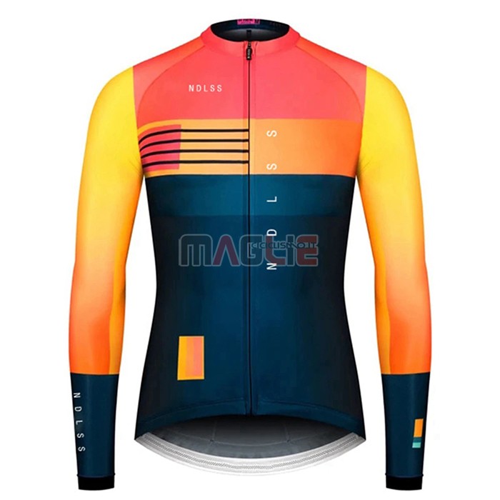 Maglia NDLSS Manica Lunga 2020 Blu Giallo - Clicca l'immagine per chiudere