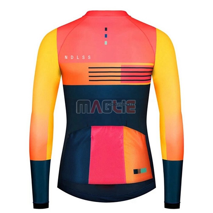 Maglia NDLSS Manica Lunga 2020 Blu Giallo - Clicca l'immagine per chiudere