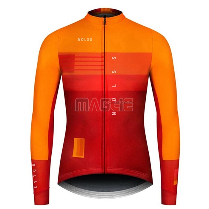 Maglia NDLSS Manica Lunga 2020 Giallo Arancione - Clicca l'immagine per chiudere