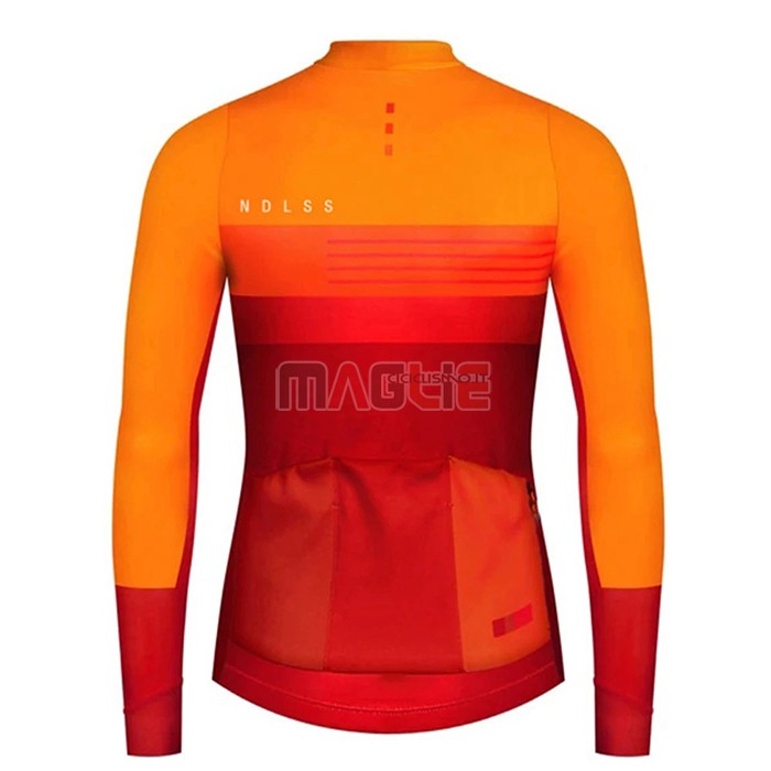 Maglia NDLSS Manica Lunga 2020 Giallo Arancione - Clicca l'immagine per chiudere