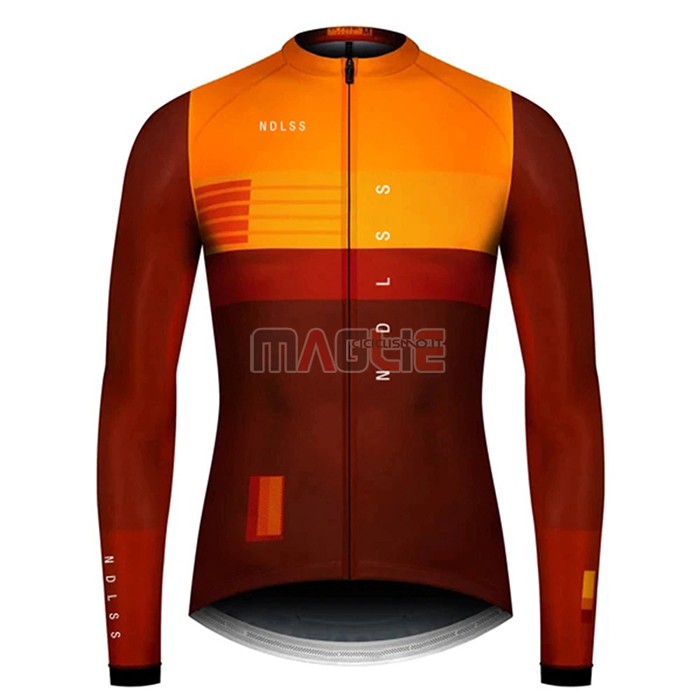 Maglia NDLSS Manica Lunga 2020 Marrone Giallo - Clicca l'immagine per chiudere