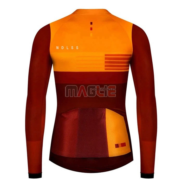 Maglia NDLSS Manica Lunga 2020 Marrone Giallo - Clicca l'immagine per chiudere