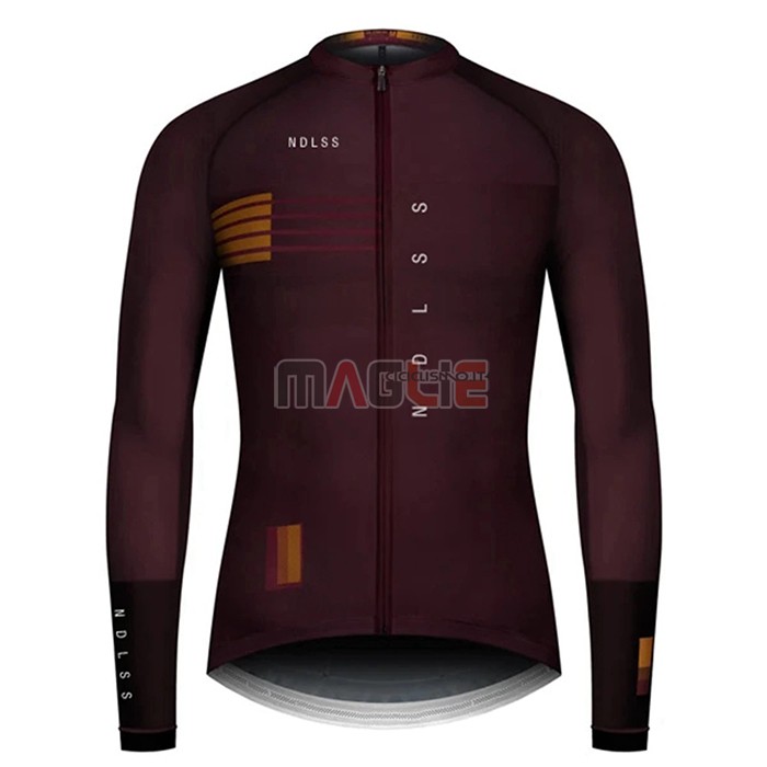 Maglia NDLSS Manica Lunga 2020 Marrone Rosso