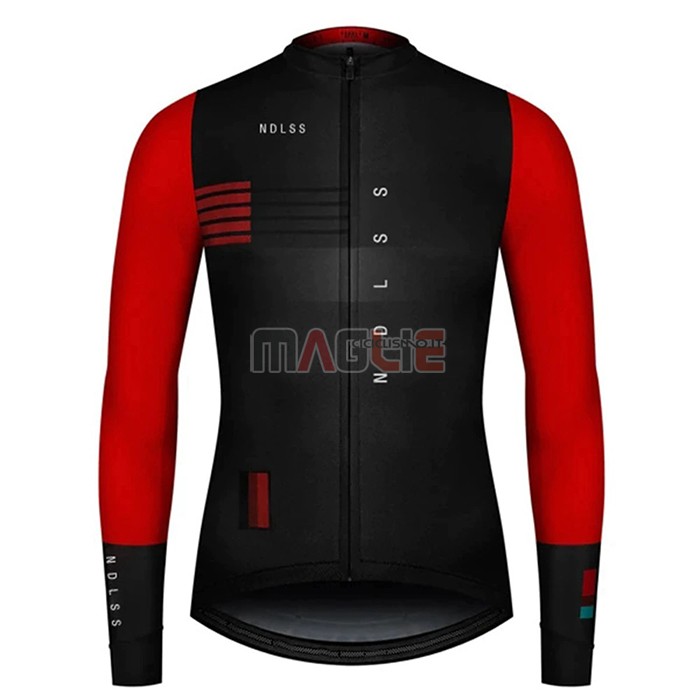 Maglia NDLSS Manica Lunga 2020 Nero Rosso - Clicca l'immagine per chiudere