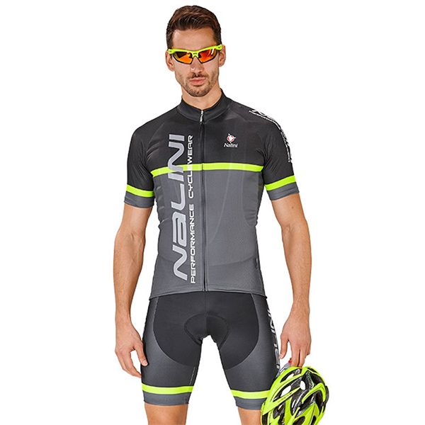 2017 Maglia Nalini Brivio nero e grigio