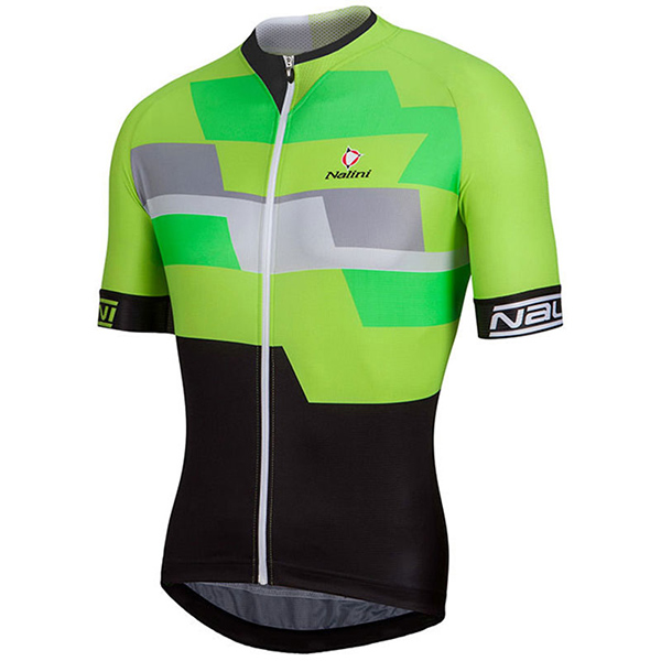 2017 Maglia Nalini Cervino verde e nero