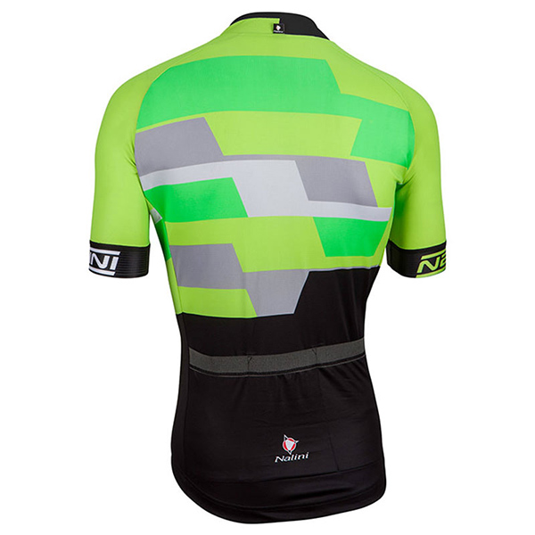 2017 Maglia Nalini Cervino verde e nero