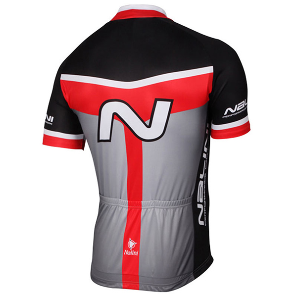 2017 Maglia Nalini Navision nero e grigio