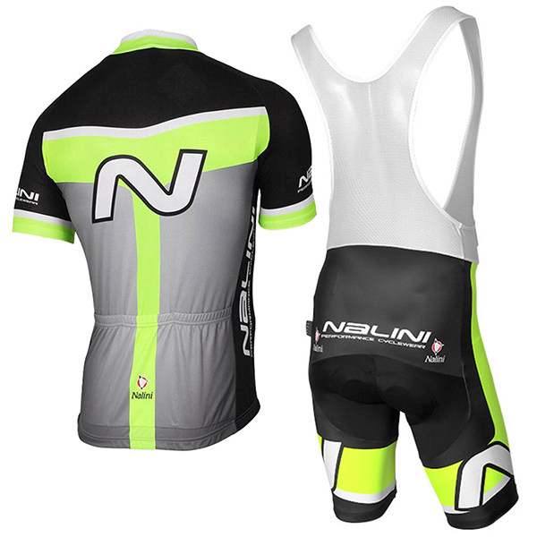 2017 Maglia Nalini Navision verde e grigio