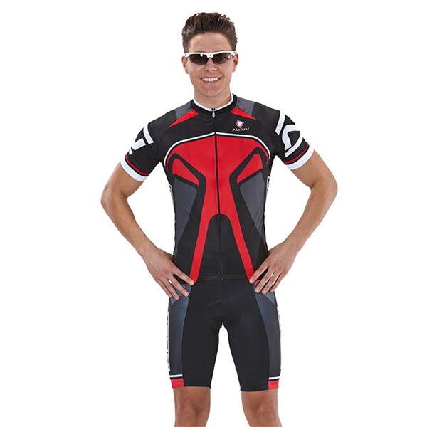 2017 Maglia Nalini Salorno nero e rosso