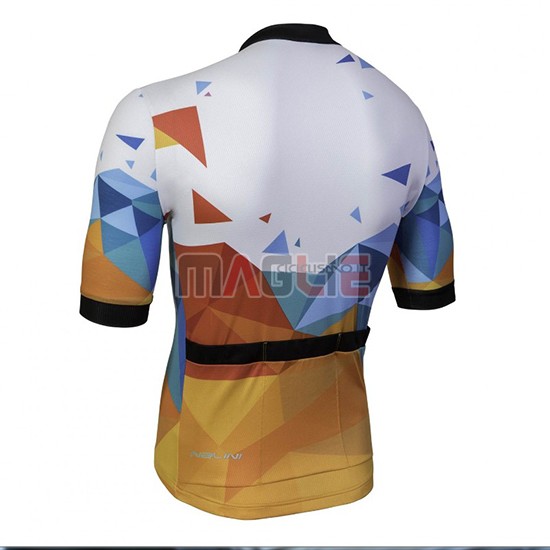 2018 Maglia Nalini Ahs Discesa Manica Corta Bianco e Arancione - Clicca l'immagine per chiudere