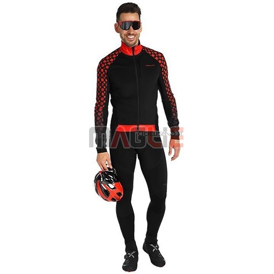 Maglia Nalini CRIT 3L 2.0 Manica Lunga 2019 Nero Rosso