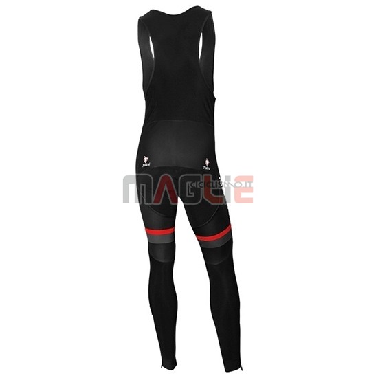 Maglia Nalini Manica Lunga 2019 Nero Rosso