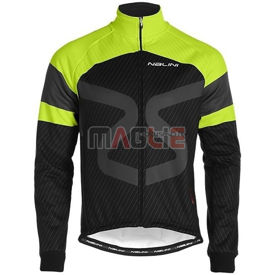 Maglia Nalini Manica Lunga 2019 Nero Verde