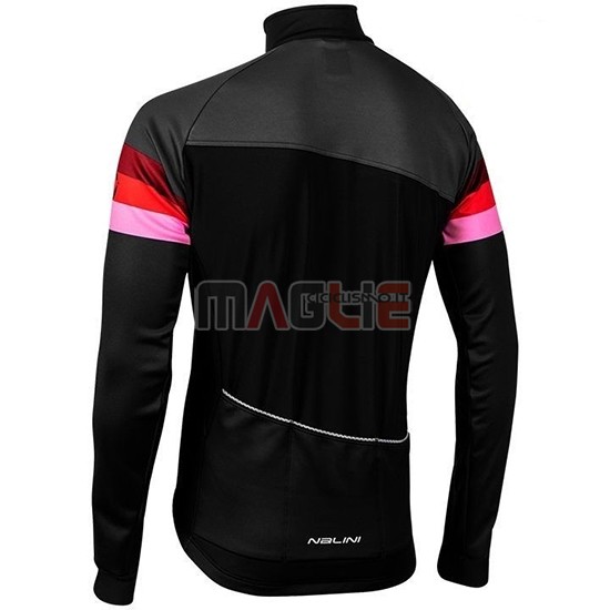 Maglia Nalini Warm 2.0 Manica Lunga 2019 Nero Rosso