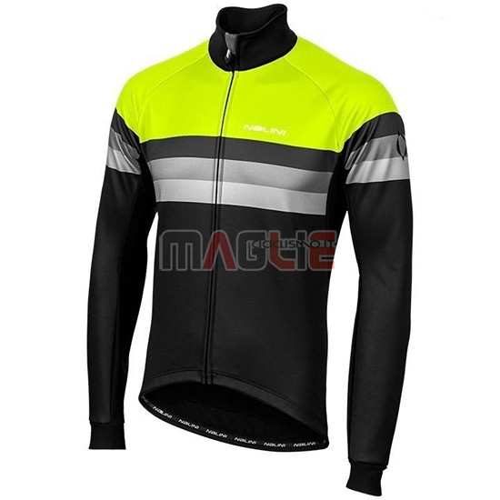 Maglia Nalini Warm 2.0 Manica Lunga 2019 Nero Verde