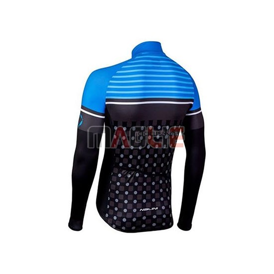 Maglia Nalini Manica Lunga 2020 Blu Nero