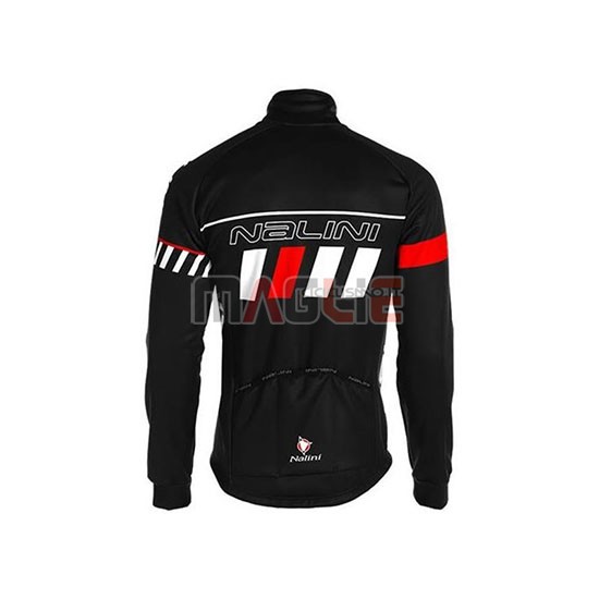 Maglia Nalini Manica Lunga 2020 Nero Bianco Rosso