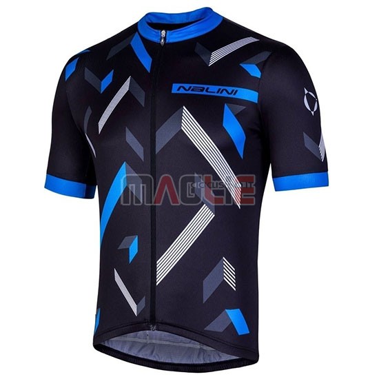 Maglia Nalini Descesa 2.0 Manica Corta 2019 Nero Blu - Clicca l'immagine per chiudere