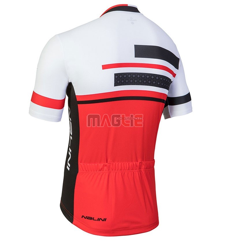 Maglia Nalini Fatica Manica Corta 2018 Rosso - Clicca l'immagine per chiudere