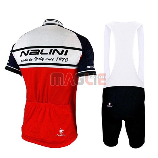 Maglia Nalini Manica Corta 2019 Bianco Rosso Nero - Clicca l'immagine per chiudere