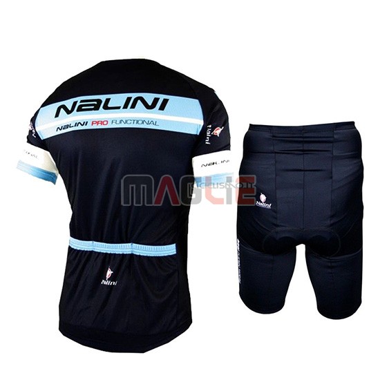 Maglia Nalini Manica Corta 2019 Nero Blu - Clicca l'immagine per chiudere