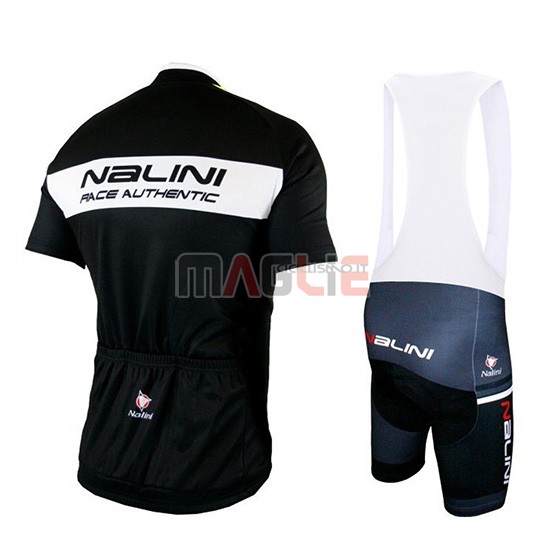 Maglia Nalini Manica Corta 2019 Nero Giallo