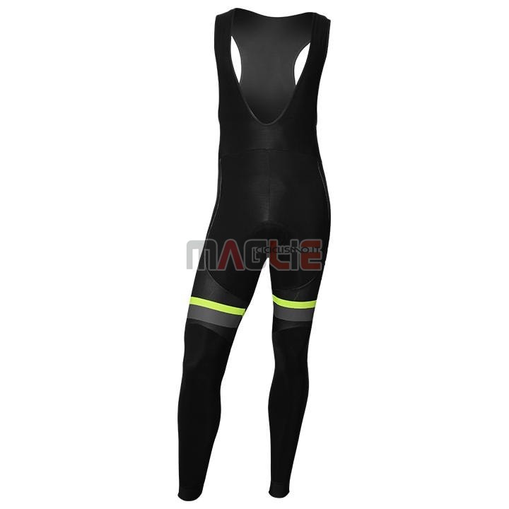 Maglia Nalini Manica Lunga 2020 Nero Grigio Giallo
