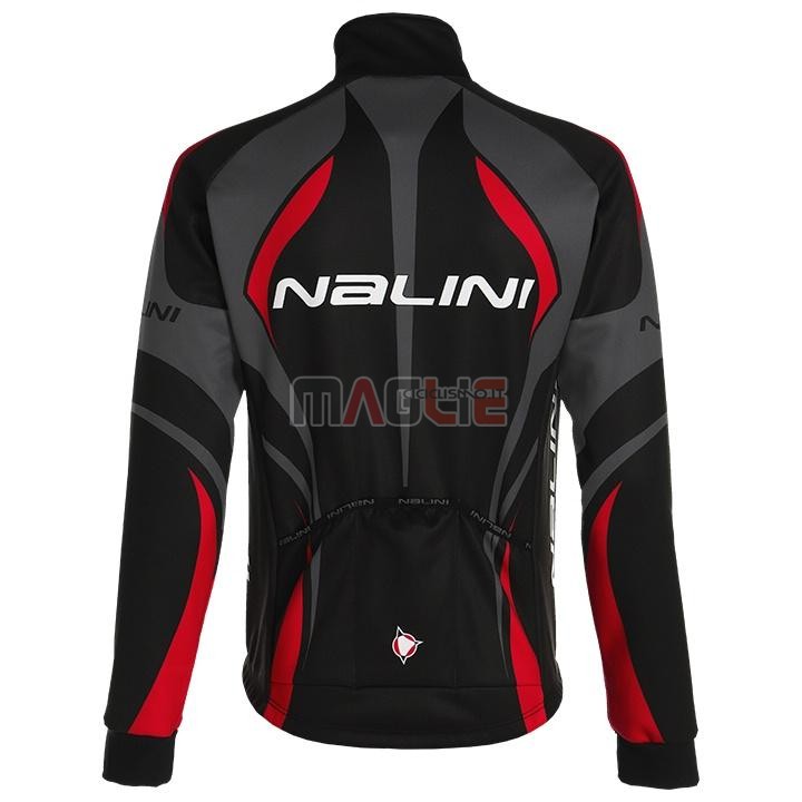 Maglia Nalini Manica Lunga 2020 Nero Grigio Rosso