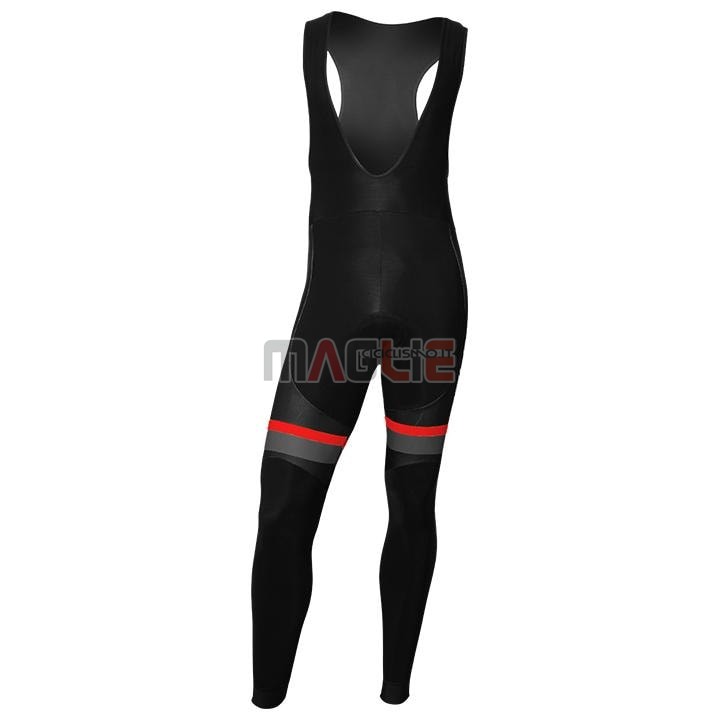 Maglia Nalini Manica Lunga 2020 Nero Grigio Rosso