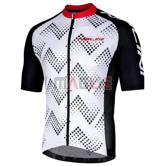 Maglia Nalini Podio 2.0 Manica Corta 2019 Nero Bianco