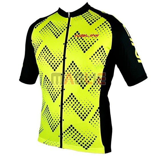 Maglia Nalini Podio 2.0 Manica Corta 2019 Nero Giallo