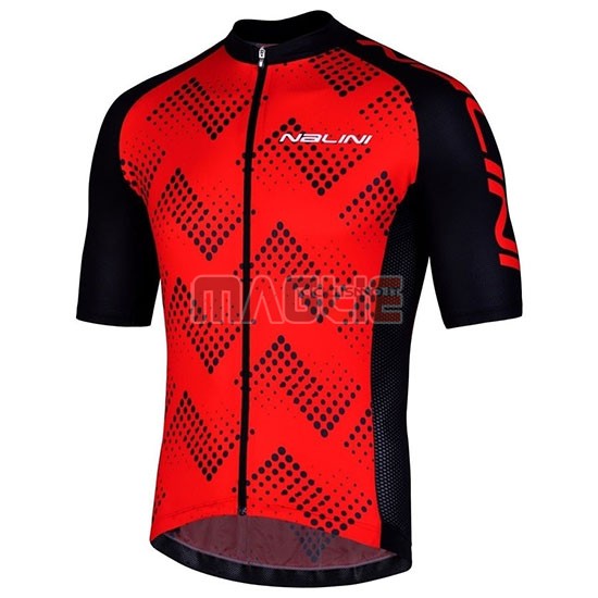 Maglia Nalini Podio 2.0 Manica Corta 2019 Nero Rosso - Clicca l'immagine per chiudere